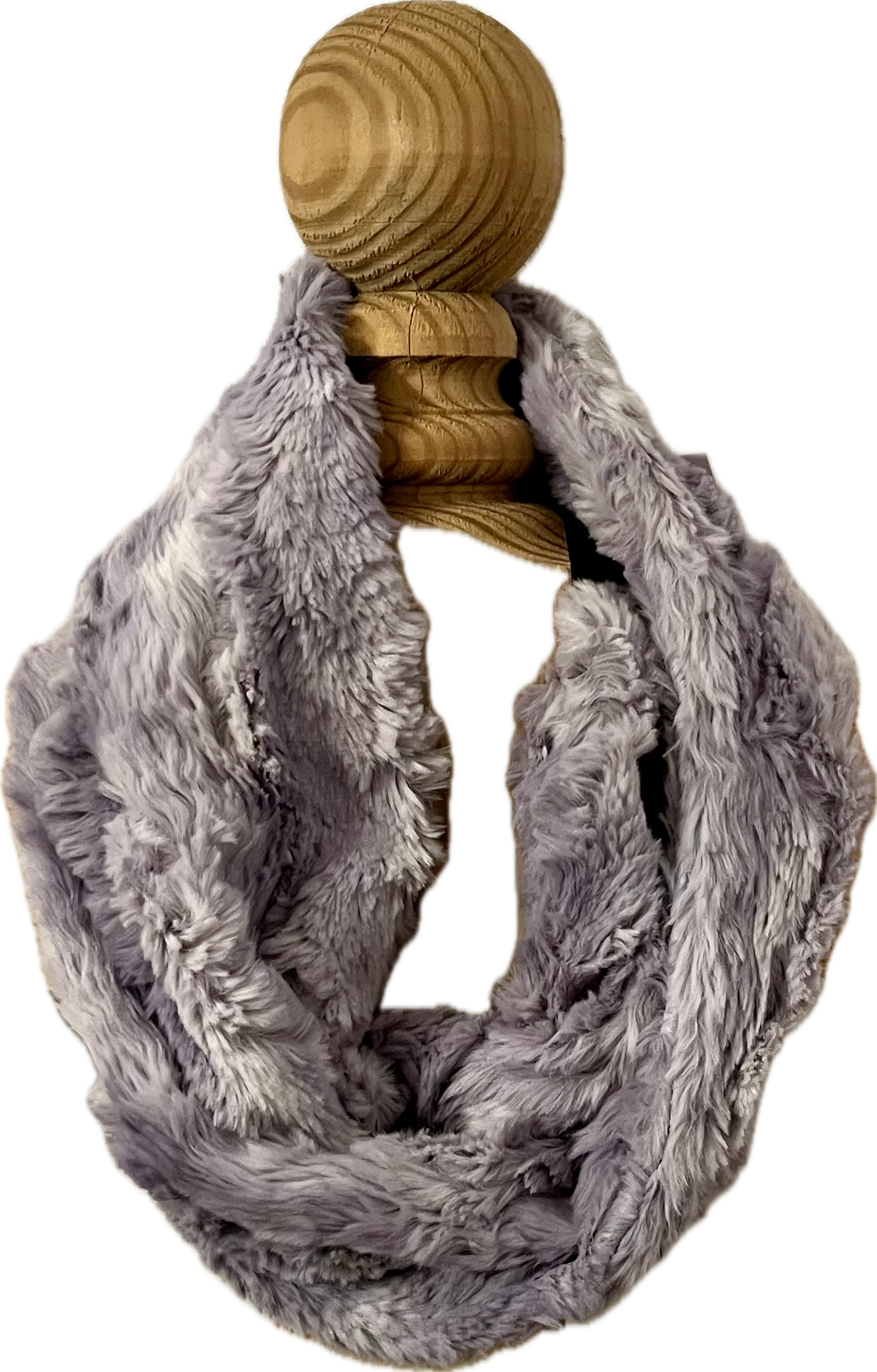 Chrome Wild Rabbit Infinity Scarf